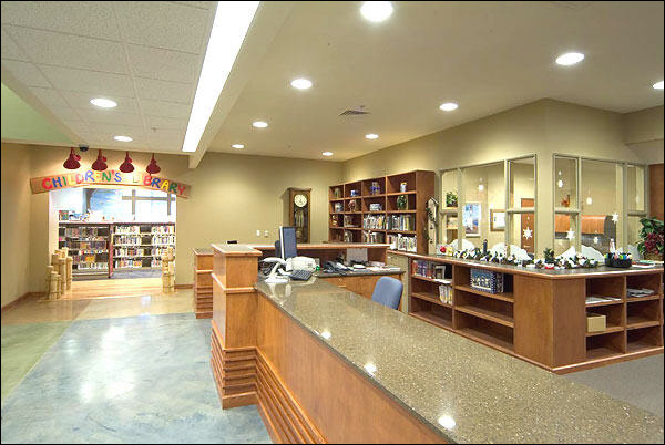 New Lighting System inside Pewaukee Children's Library