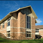 Pewaukee Library Exterior after New Lighting System Installation